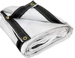 Eagle Industries Coated Geotarp 40' X 80' 20 Mil White Containment Tarp