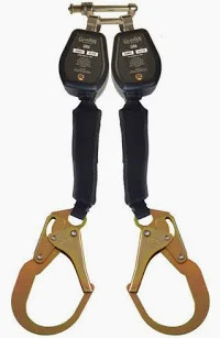 Guardian GR6 6 Ft Twin Leg Web SRL w/Steel Rebar Hooks and Carabiner