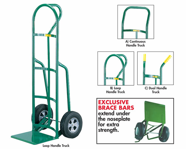 Little Giant 12" Diameter Reinforced Nose Plate Hand Truck