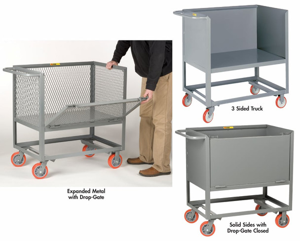 3-Sided Raised Deck Trucks