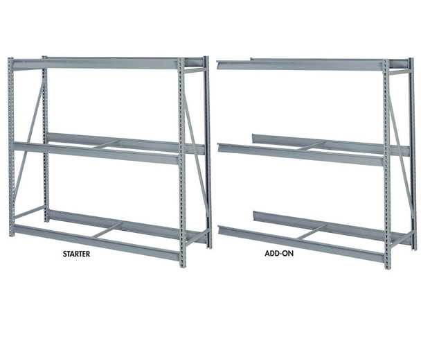 84" High Pre-Engineered Bulk Storage Racks