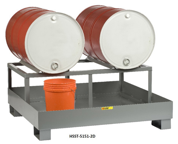 All-Welded Spill Control Platform With Drum Rack