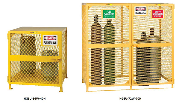 All-Welded Upright Gas Cylinder Storage Units
