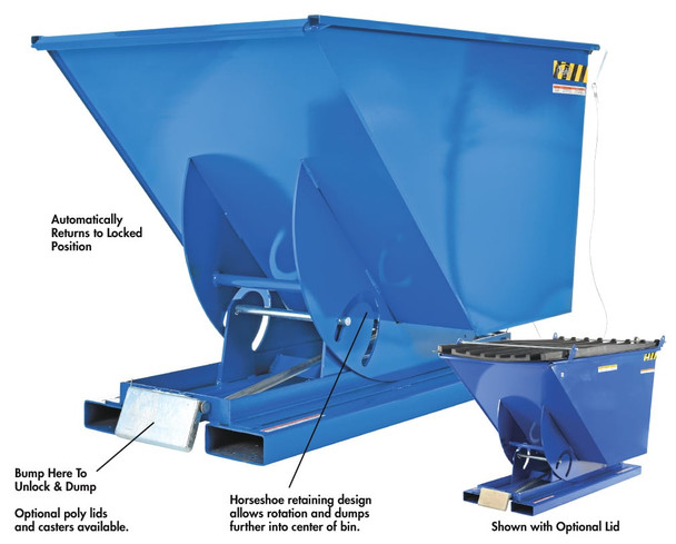 Bumper Release Steel Hoppers