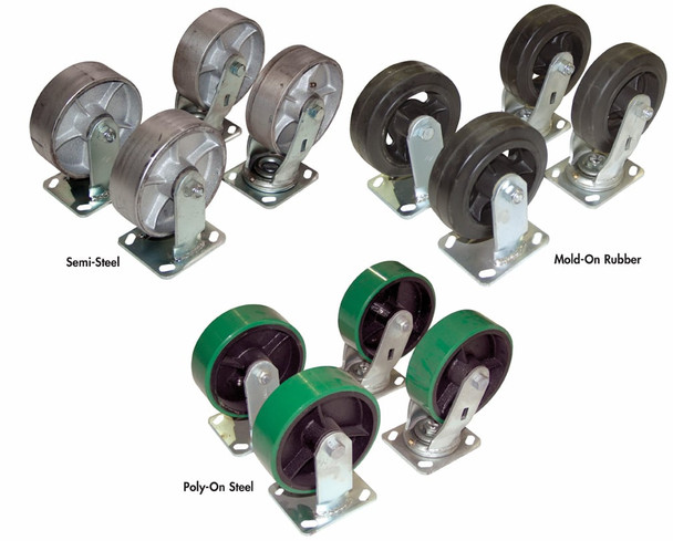 Casters For Steel Hoppers