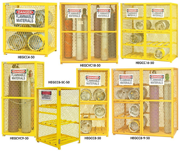 Gas Cylinder Storage Cabinets