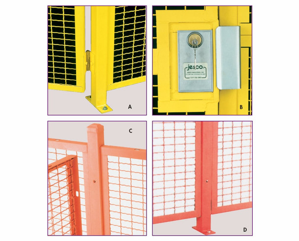 High Security Wire Partition System: Installation Components