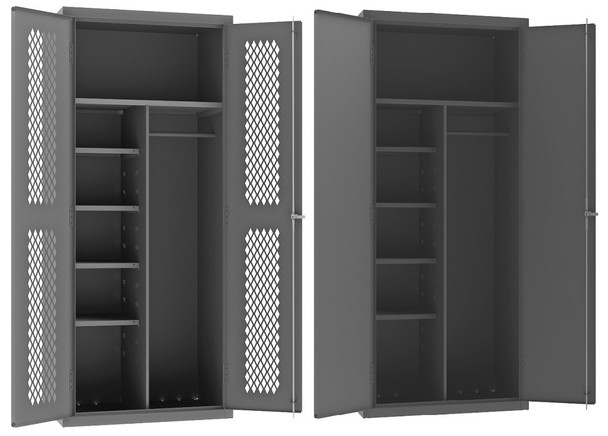Janitorial Cabinets With Wardrobe/Broom Storage