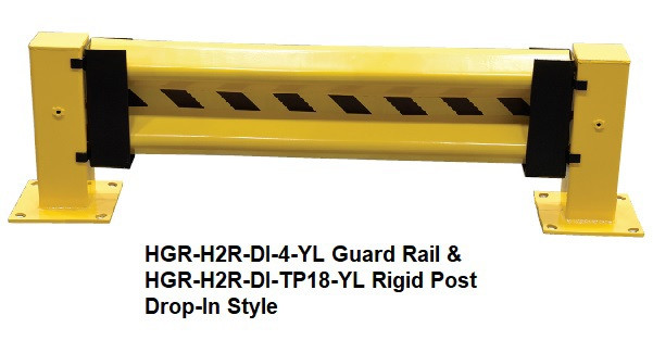 Powder Coated Drop-In Guard Rails