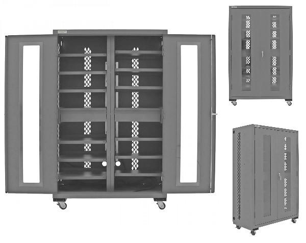 Secure Tool Charging Cabinet: Mobile Or Stationary