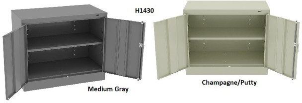 Tennsco Standard Counter & Desk High Cabinets