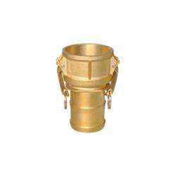 Type C Brass Cam & Groove Coupler Female Camlock x Hose Shank
