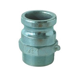 Type F Iron Cam & Groove 4" Male Adapter x 4" Male NPT
