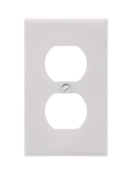 1-Gang Duplex Receptacle Wall Plate