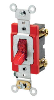 20A Single-Pole Pilot Light Toggle Switch