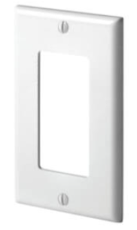 White Nylon 1-Gang Decora/GFCI Wall Plate