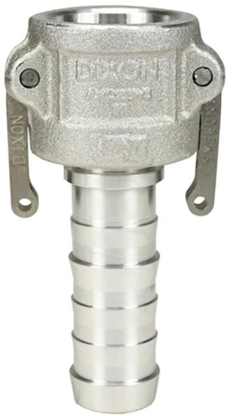1" Aluminum Female Camlock x Hose Shank Coupler Type C