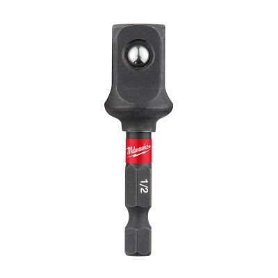 Milwaukee Tool SHOCKWAVE 1/4" Hex to 1/2" Square Socket Adapter