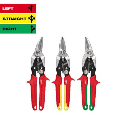 Milwaukee Tool Aviation Snip Set - 3 Piece