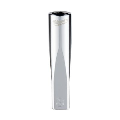 Milwaukee Tool Milwaukee Tool 1/4" Drive 8mm Metric Deep Socket with FOUR FLAT Sides, 6-Point, Vanadium Steel, Chrome