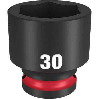 Milwaukee Tool SHOCKWAVE Impact Duty 1/2"Drive 30MM Standard 6 Point Socket