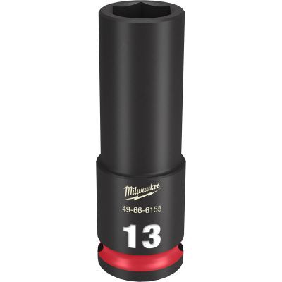 Milwaukee Tool SHOCKWAVE Impact Duty 3/8"Drive 13MM Deep 6 Point Socket