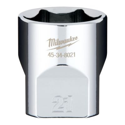 Milwaukee Tool 3/8" Drive 21mm Socket