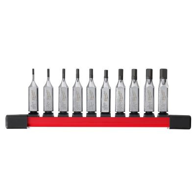 Milwaukee Tool 10pc 1/4" Drive Hex Bit Socket Set - SAE