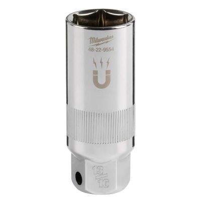 Milwaukee Tool 3/8" Drive 13/16" Magnetic Spark Plug Socket