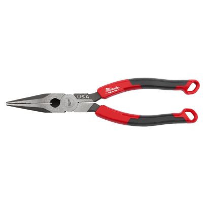Milwaukee Tool 8" Long Nose Comfort Grip Pliers (USA)