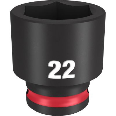 Milwaukee Tool SHOCKWAVE Impact Duty 3/8"Drive 22MM Standard 6 Point Socket