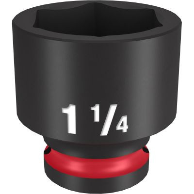 Milwaukee Tool SHOCKWAVE Impact Duty 1/2"Drive 1-1/4" Standard 6 Point Socket