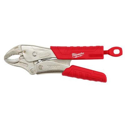 Milwaukee Tool 7" Locking Pliers Curved Jaw w/ Durable Grip