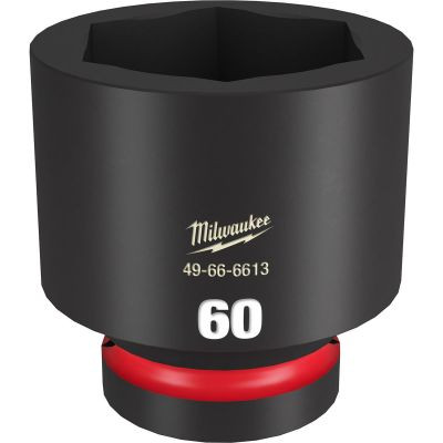 Milwaukee Tool SHOCKWAVE Impact Duty 1"Drive 60MM Standard 6 Point Socket