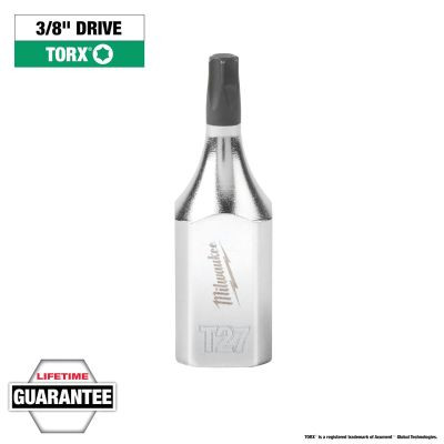 Milwaukee Tool 3/8" Drive T27 TORX Bit Socket