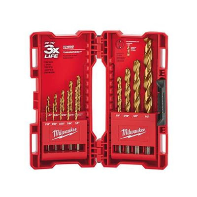 Milwaukee Tool THUNDERBOLT Titanium Drill Bit Set - 14PC