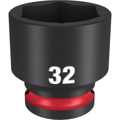 Milwaukee Tool SHOCKWAVE Impact Duty 1/2"Drive 32MM Standard 6 Point Socket