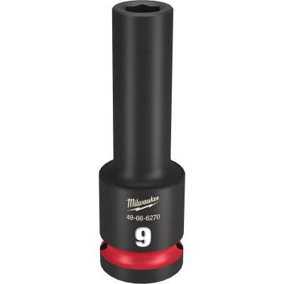 Milwaukee Tool SHOCKWAVE Impact Duty 1/2"Drive 9MM Deep 6 Point Socket