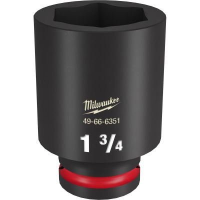 Milwaukee Tool SHOCKWAVE Impact Duty 3/4"Drive 1-3/4" Deep 6 Point Socket