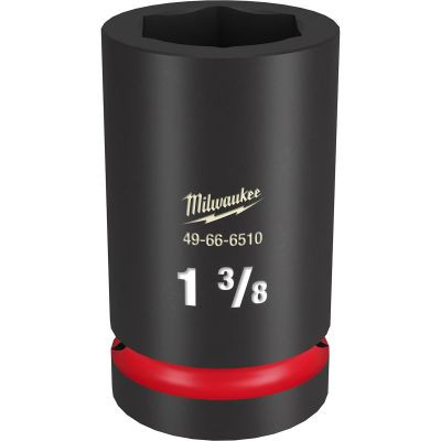 Milwaukee Tool SHOCKWAVE Impact Duty 1"Drive 1-3/8" Deep 6 Point Socket