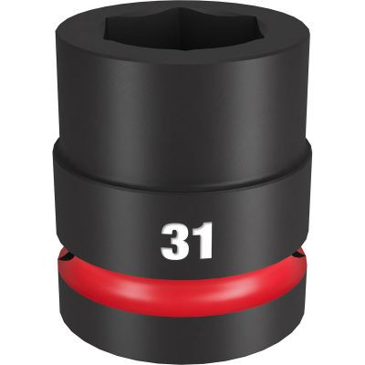 Milwaukee Tool SHOCKWAVE Impact Duty 1"Drive 31MM Standard 6 Point Socket
