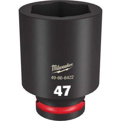 Milwaukee Tool SHOCKWAVE Impact Duty 3/4"Drive 47MM Deep 6 Point Socket