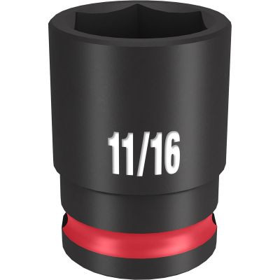 Milwaukee Tool SHOCKWAVE Impact Duty 3/8" Drive 11/16" Standard 6 Point Socket