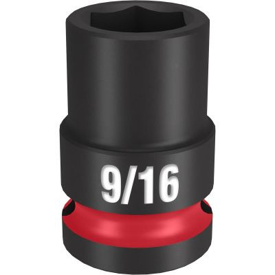Milwaukee Tool SHOCKWAVE Impact Duty 1/2"Drive 9/16" Standard 6 Point Socket