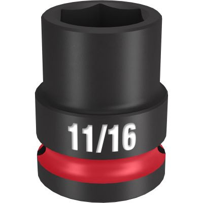 Milwaukee Tool SHOCKWAVE Impact Duty 1/2"Drive 11/16" Standard 6 Point Socket