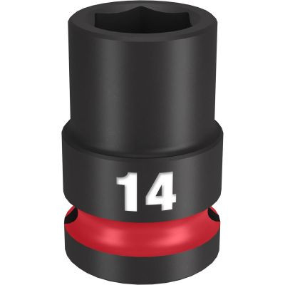 Milwaukee Tool SHOCKWAVE Impact Duty 1/2"Drive 14MM Standard 6 Point Socket