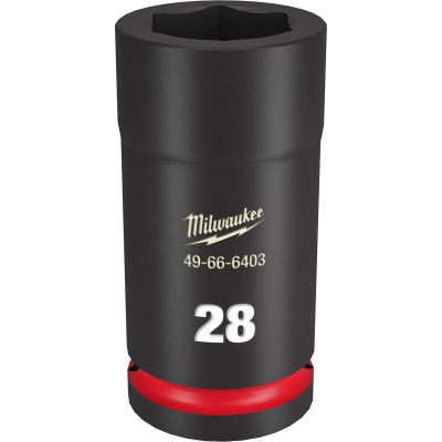 Milwaukee Tool SHOCKWAVE Impact Duty 3/4"Drive 28MM Deep 6 Point Socket