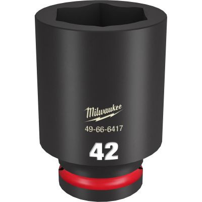 Milwaukee Tool SHOCKWAVE Impact Duty 3/4"Drive 42MM Deep 6 Point Socket