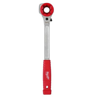 Milwaukee Tool Lineman's High-Leverage Ratcheting Wrench w/ Milled Strike Face