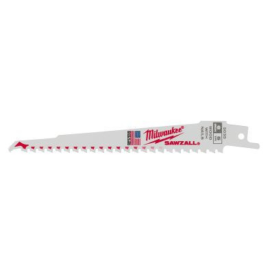 Milwaukee Tool 6" 5 TPI Wood Cutting Sawzall Blades Bulk 10